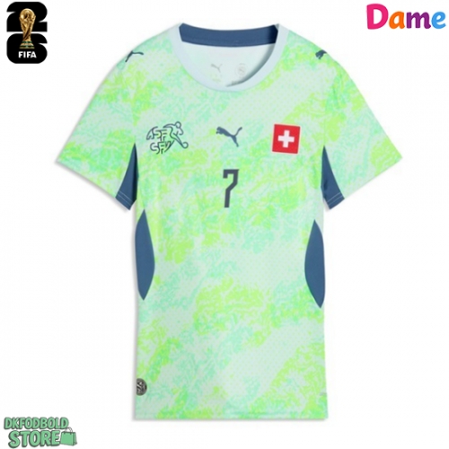 Schweiz Breel Embolo #7 Replika Udebanetrøje Dame VM 2026 Kortærmet